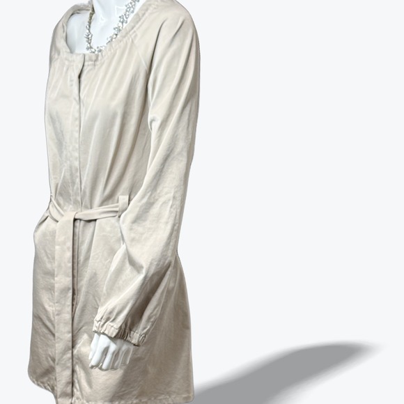 Sundance Jackets & Blazers - Sundance‎ Short Trench Coat Belted Lightweight Jacket Womens XL Quiet Luxury